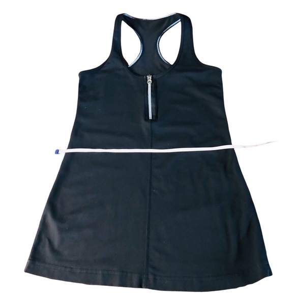 LULULEMON WOMENS BLACK RACERBACK ATHLETIC TANK WITH ZIPPER EST SZ 8 - Picture 6 of 9